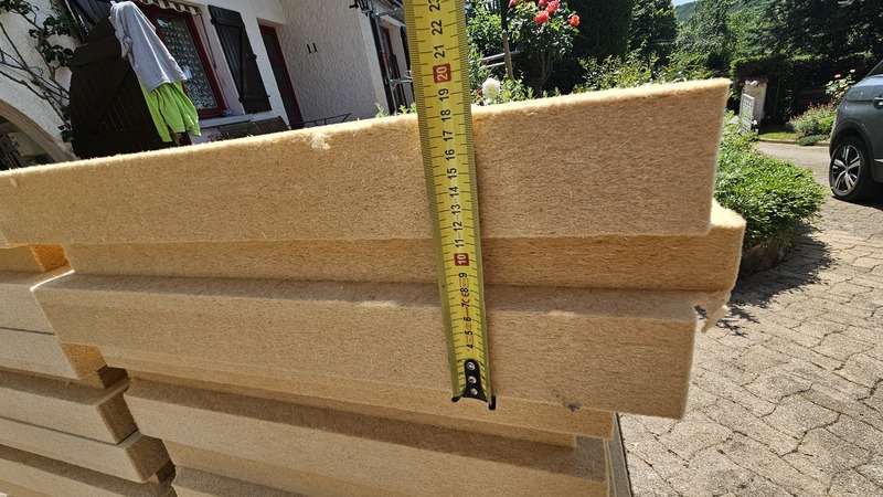 panneaux fibre de bois 180 mm